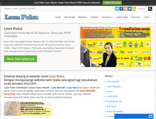 Tablet Screenshot of leonpulsa.com